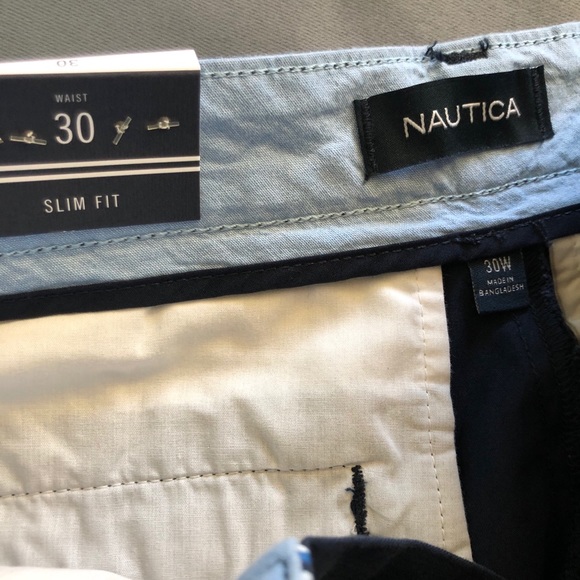 Nautica Men's Shorts Slim Fit Surf Sailing 30W New - Picture 9 of 15